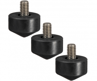 Gitzo piedino di gomma intercambiabile, 33mm, set da 3