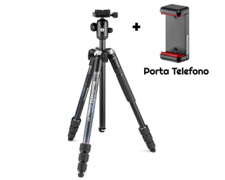 Manfrotto Element MII 4 MOBILE BT 4 SECT. TOUT NOIR. MKELMII4BMB-BH