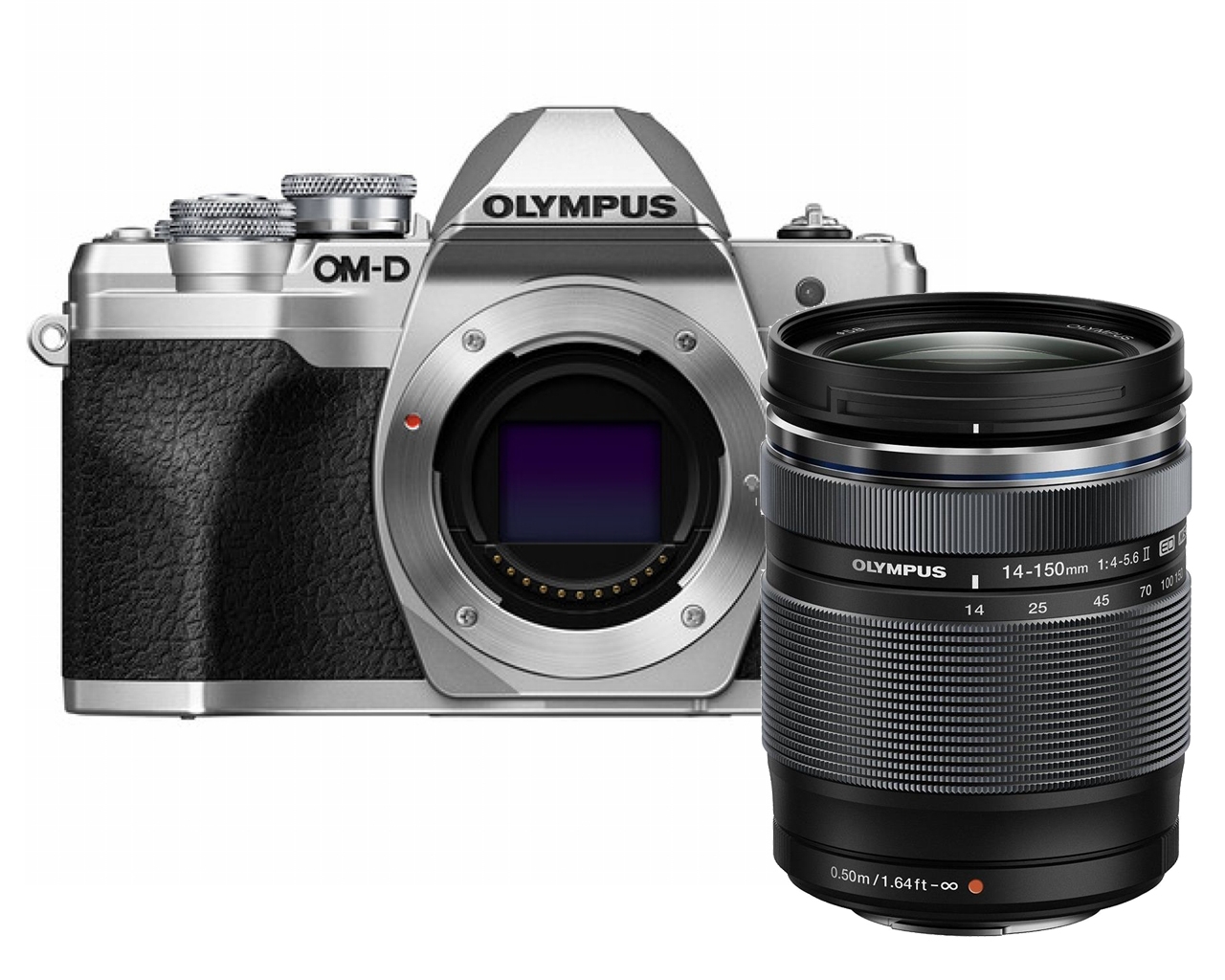 Olympus OM-D E-M10 Mark IV +14-150 F/4-5,6 II SILVER/BLACK