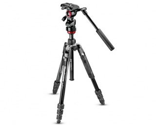 Manfrotto MVKBFRL-LIVE Befree Live Kit avec tête fluide en aluminium MVH400AH