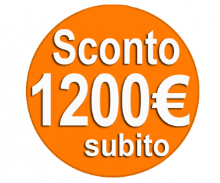 Sconto subito 1200 euro