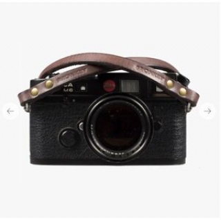 Bronkey Berlin #102 - Brown Leather camera strap 120cm