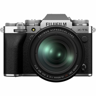 FujiFilm X-T5 Body + 16-80 F4.0 R OIS WR Silver - Garanzia FujiFilm Italia