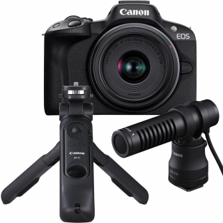 Canon EOS R50 BLK + RF-S 18-45mm IS STM CREATOR KIT + SD 32Gb
