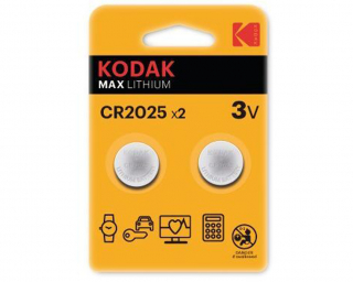 Kodak Pila 30417670 CR2025 Max 3V 2Pz
