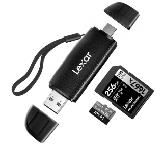 LEXAR Dual slot USB-A e C per Micro SD e SD
