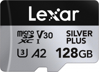 Lexar 128GB Microsdxc SILVER PLUS A2 V30