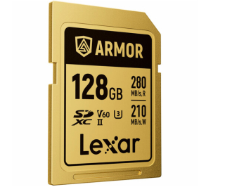 Lexar 128GB ARMOR GOLD UHS-II SDXC IP68 Acciao