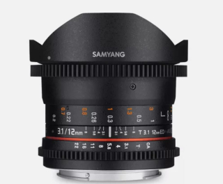 Samyang  OB.12MM T3.1 ED AS NCS FISH-EYE VDSLR x Nikon -Usato-
