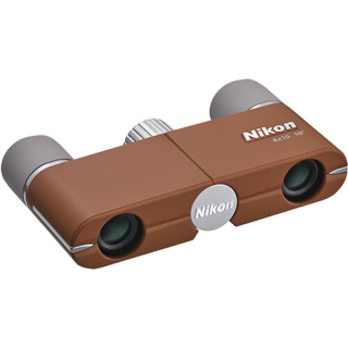 Nikon Binocolo 4x10D CF Marrone Amber Brown