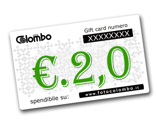 Giftcard 2 euro compresa