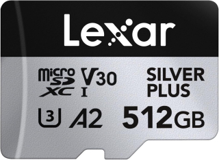Lexar 512 Gb Micro SDXC Silver Plus A2 V31