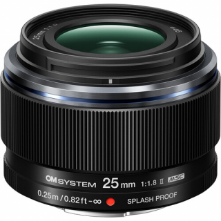 OM System  M.Zuiko OB.25 MM 1,8 II DIGITAL BLACK