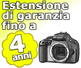 Garanzia fino 4 Anni per Fotocamere fino € 2700