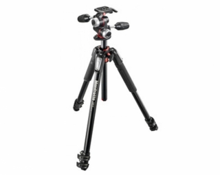 Manfrotto Kit 055 aluminium 3 sections avec tête 3W MK055XPRO3-3W