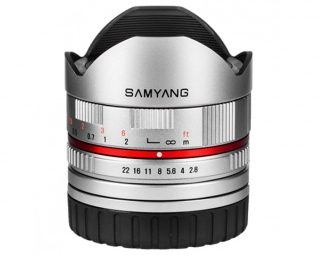Samyang Ob. 8mm 2,8 UMC Fish Eye Per Sony E-mount Silver