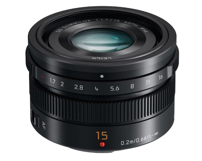 Panasonic Leica DG Summilux Ob. 15mm f/1,7 Black Gar. Fowa 4 anni