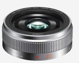 PANASONIC LUMIX G Ob. 20 mm f 1,7 II Asph. Silver