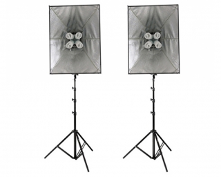 Noleggio Kit di 2 Illuminatori (2x1300) Luce continua Fluorescente