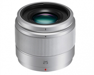 PANASONIC G  Ob.25 mm f 1,7 ASPH Silver