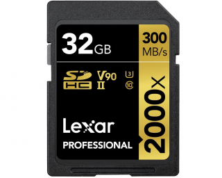 LEXAR 32GB LEXAR PRO 2000X SDHC UHS-II