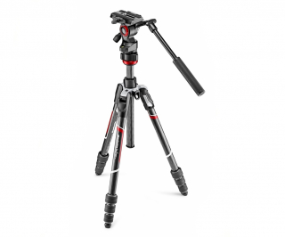 Manfrotto MVKBFRTC-LIVE Befree Live Advanced Twist con Testa Fluida MVH400AH in Carbonio