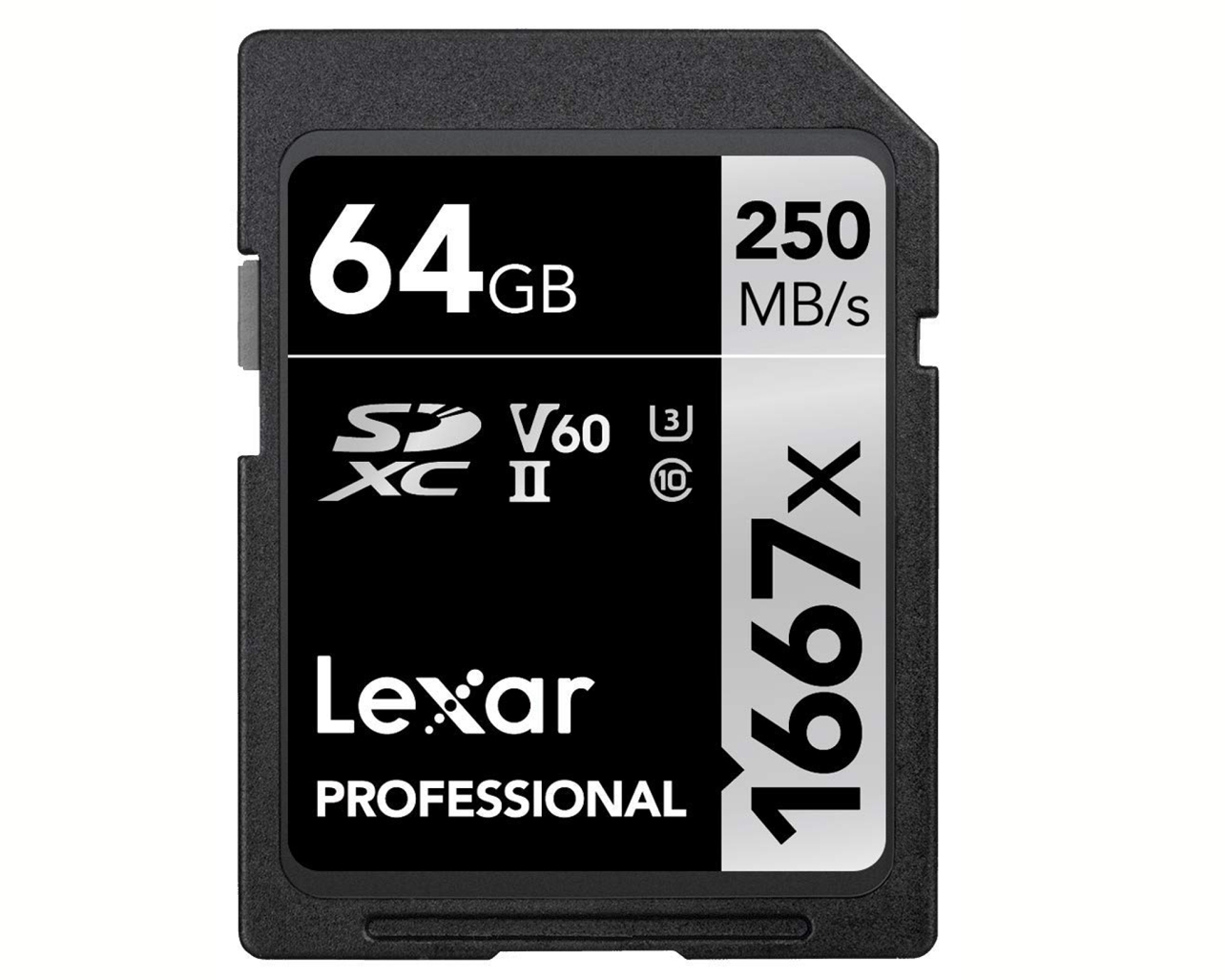 LEXAR 64GB Lexar Pro1667x SDHC/SDXC UHS-II