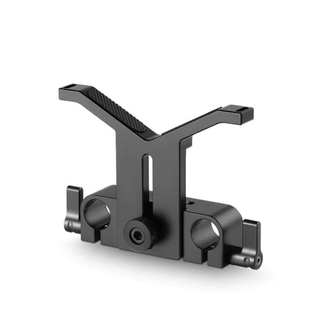 Smallrig Support de lentille longue Smallrig avec double pince à tige de 15 mm 1087