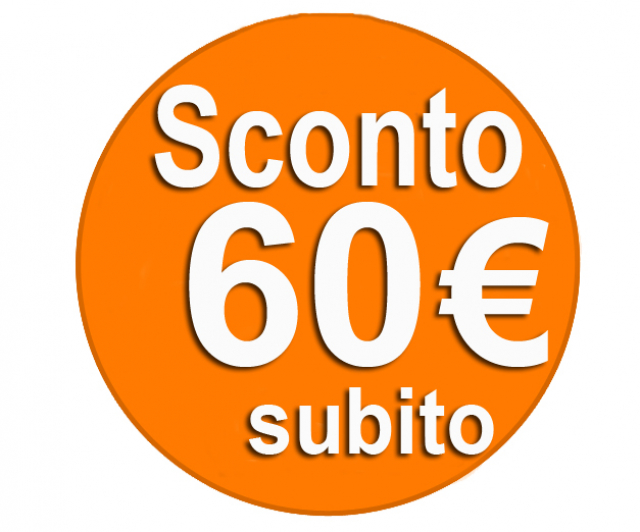  Sconto subito €.60