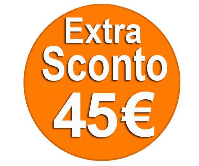  Sconto subito 45 euro