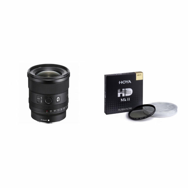  Sony FE 20mm f/1.8 G + Hoya Filtro HD MkII CIR-PL 67mm