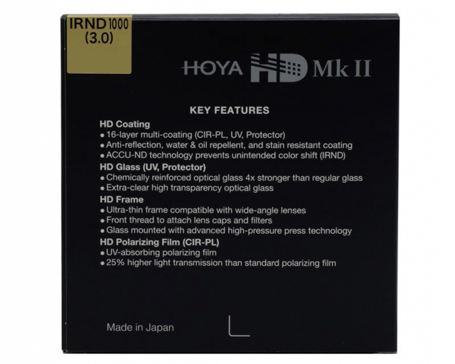 Hoya Hoya Filtro HD MkII IRND1000 (3.0) 82mm