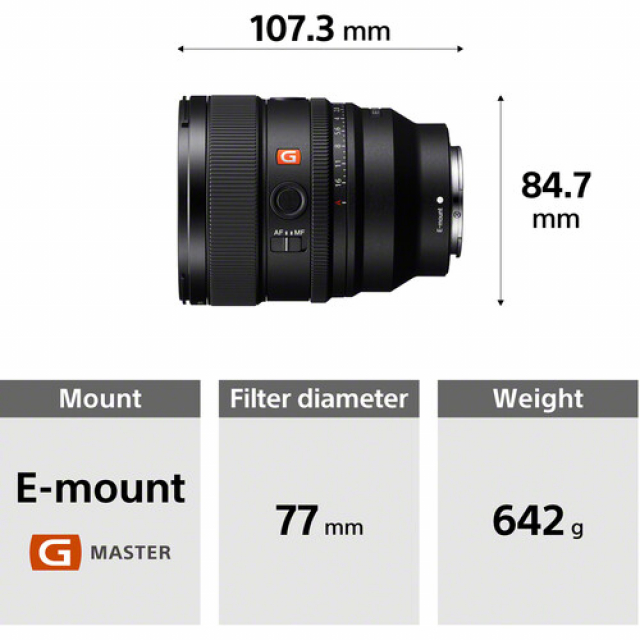 Sony Sony ob. FE 85mm F/1.4 GM II E-Mount