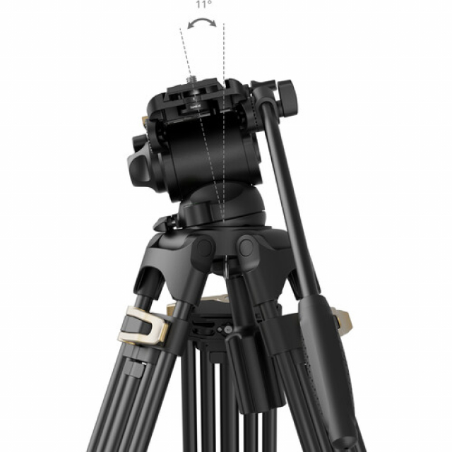 Smallrig SmallRig Heavy-Duty Fluid Head Tripod Kit AD-01S 4686