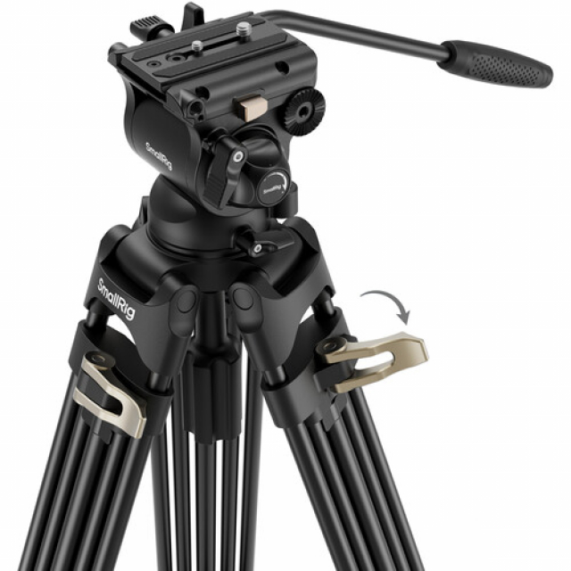 Smallrig SmallRig Heavy-Duty Fluid Head Tripod Kit AD-01S 4686