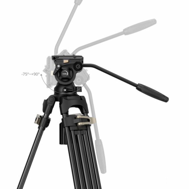 Smallrig SmallRig Heavy-Duty Fluid Head Tripod Kit AD-01S 4686