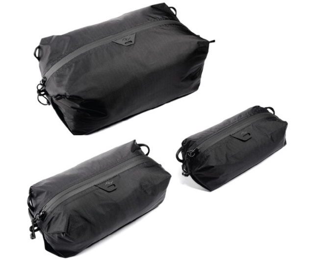 Peak design Peak Design Ultralight Mesh Packing Cube BUNDLE XXS-XS-S Black