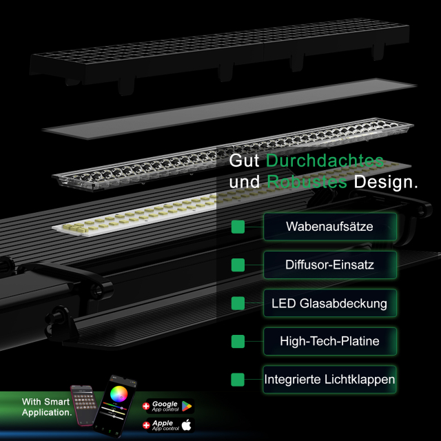 Patona Patona PREMIUM LED BAR LIGHT SWORD LIGHT RGB/BI-COLOUR WITH APP CONTROL
