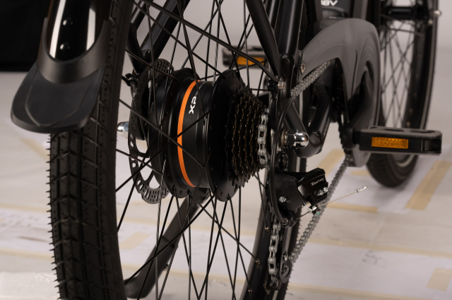 Xp bikes XP Bikes  I-D7 Unisex 26'' 60mm 7v 649wh XP Rear Motor Matt Black Taglia Unica