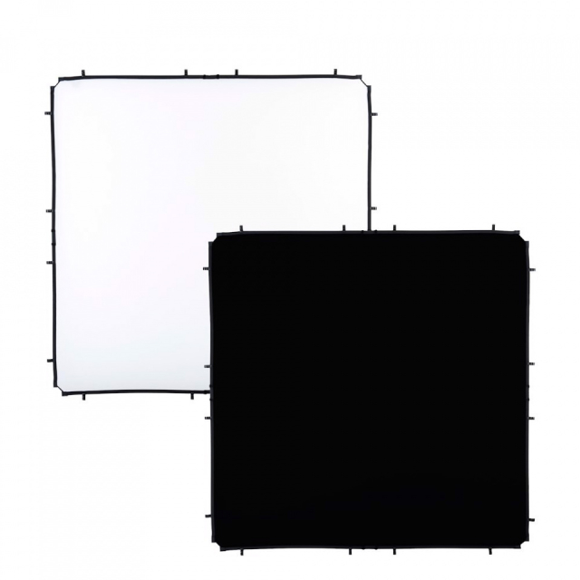 Lastolite Lastolite Tessuto per skylite 2mX2m nero e bianco
