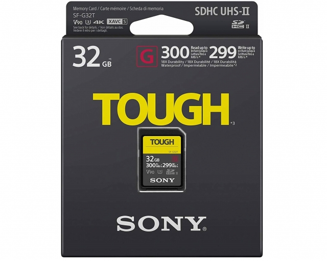 Sony Sony - SD HC 32Gb Tough UHS-II U3 300MBS/299MBS 4K