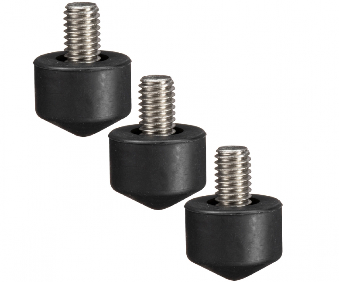 Gitzo Pied en caoutchouc interchangeable Gitzo, 25 mm, jeu de 3