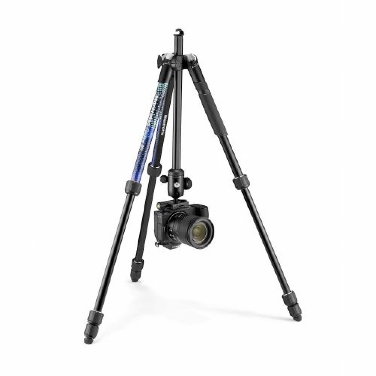 Manfrotto Manfrotto Element MII 4 SECTIONS BLEUES EN ALUMINIUM MKELMII4BL-BH