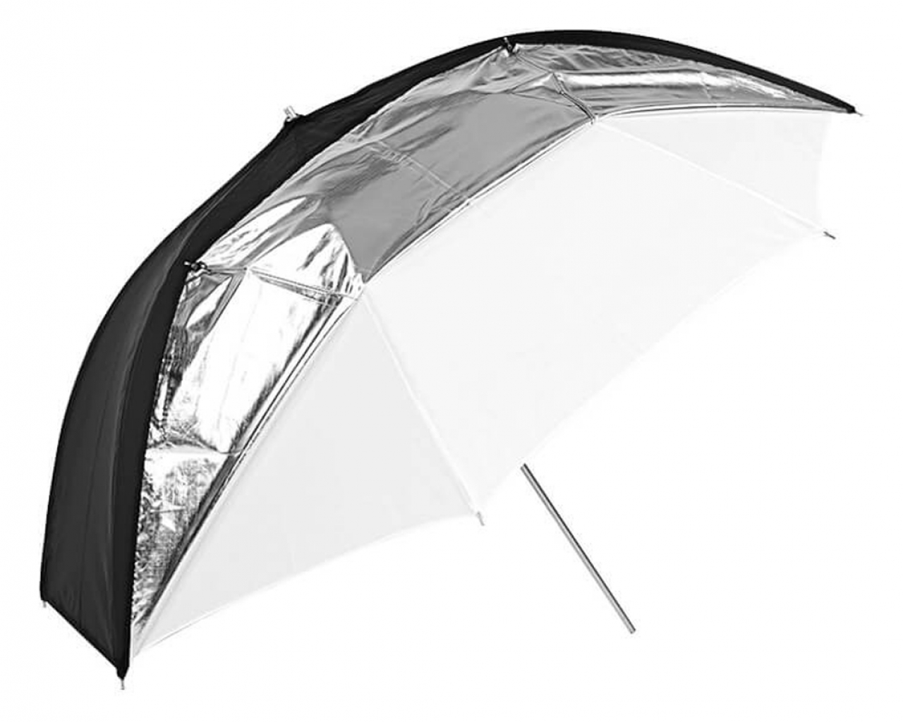 Godox Godox UB-006 Dual Duty Reflective Umbrella Black and Silver and White (101cm)