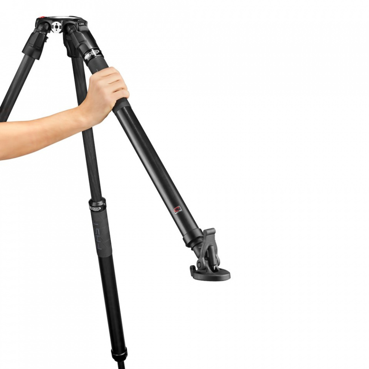 Manfrotto Manfrotto Treppiede 635 Fast Tubo Singolo Fibra di Carbonio