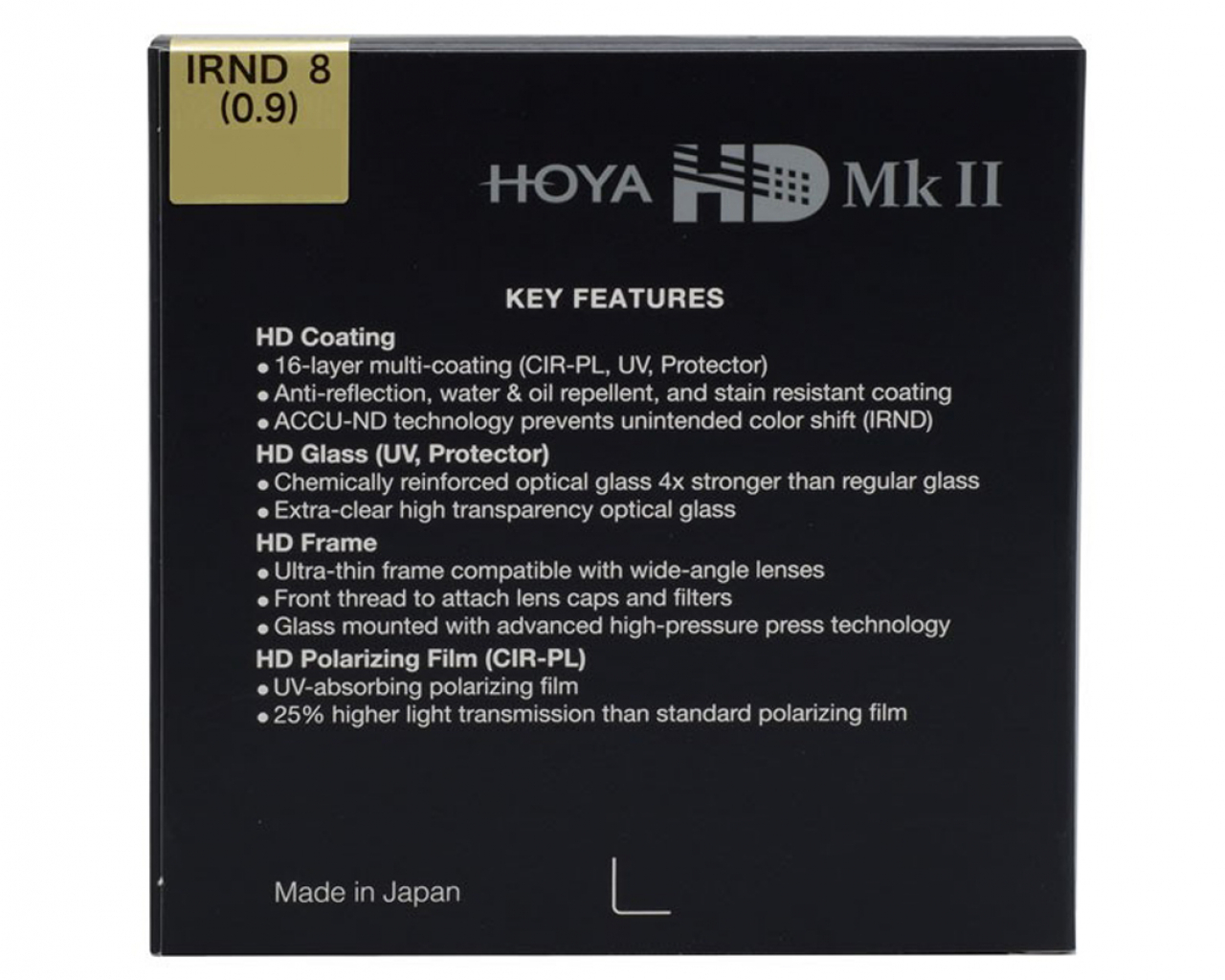 Hoya Hoya Filtro HD MkII IRND8 (0.9) 58mm