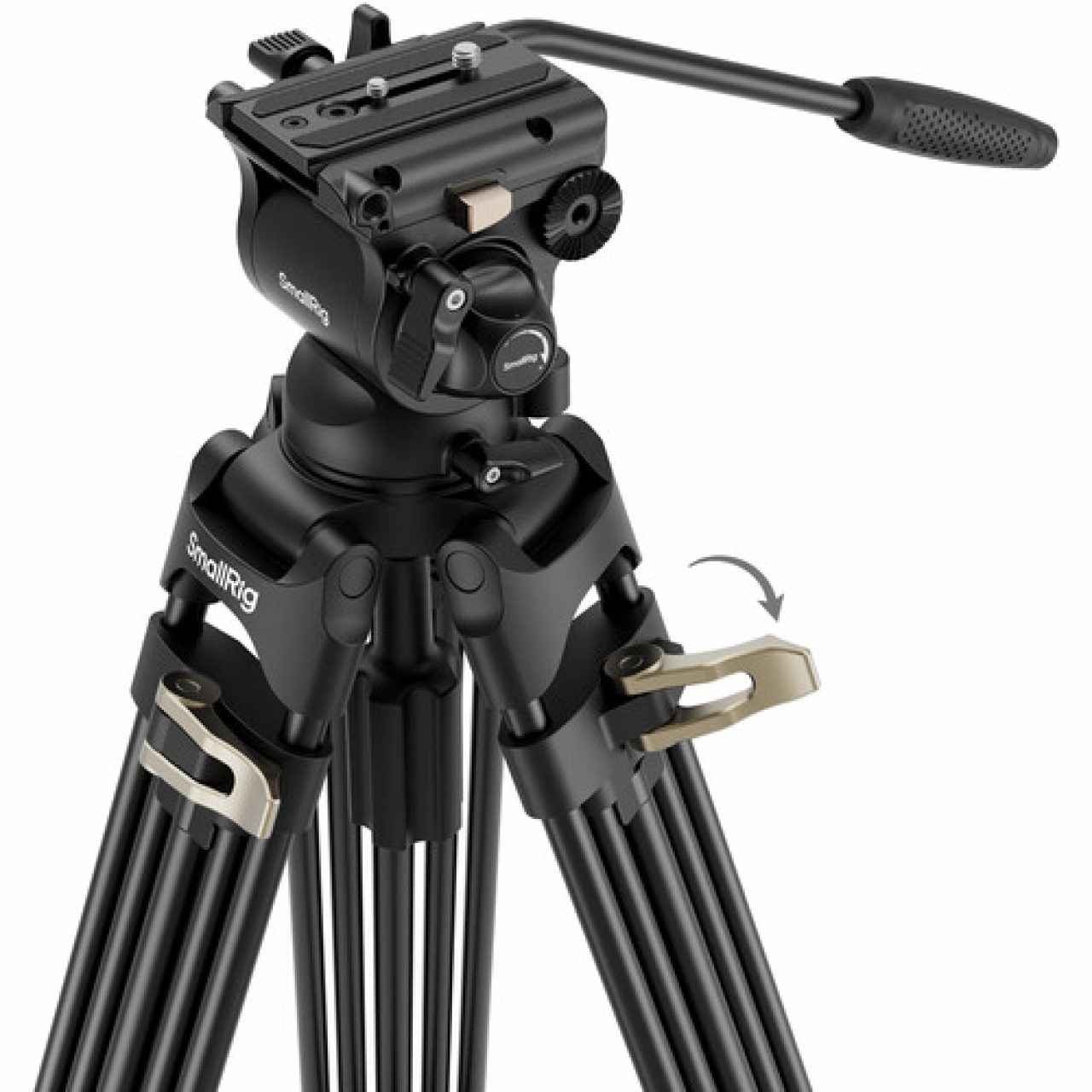 Smallrig SmallRig Heavy-Duty Fluid Head Tripod Kit AD-01S 4686