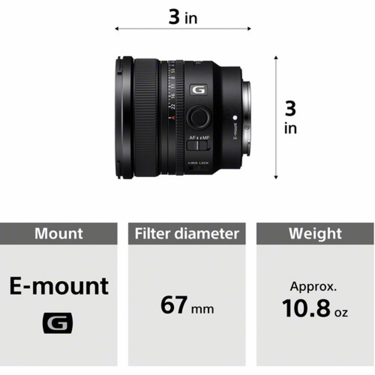 Sony Sony FE 16mm F1.8 G OSS