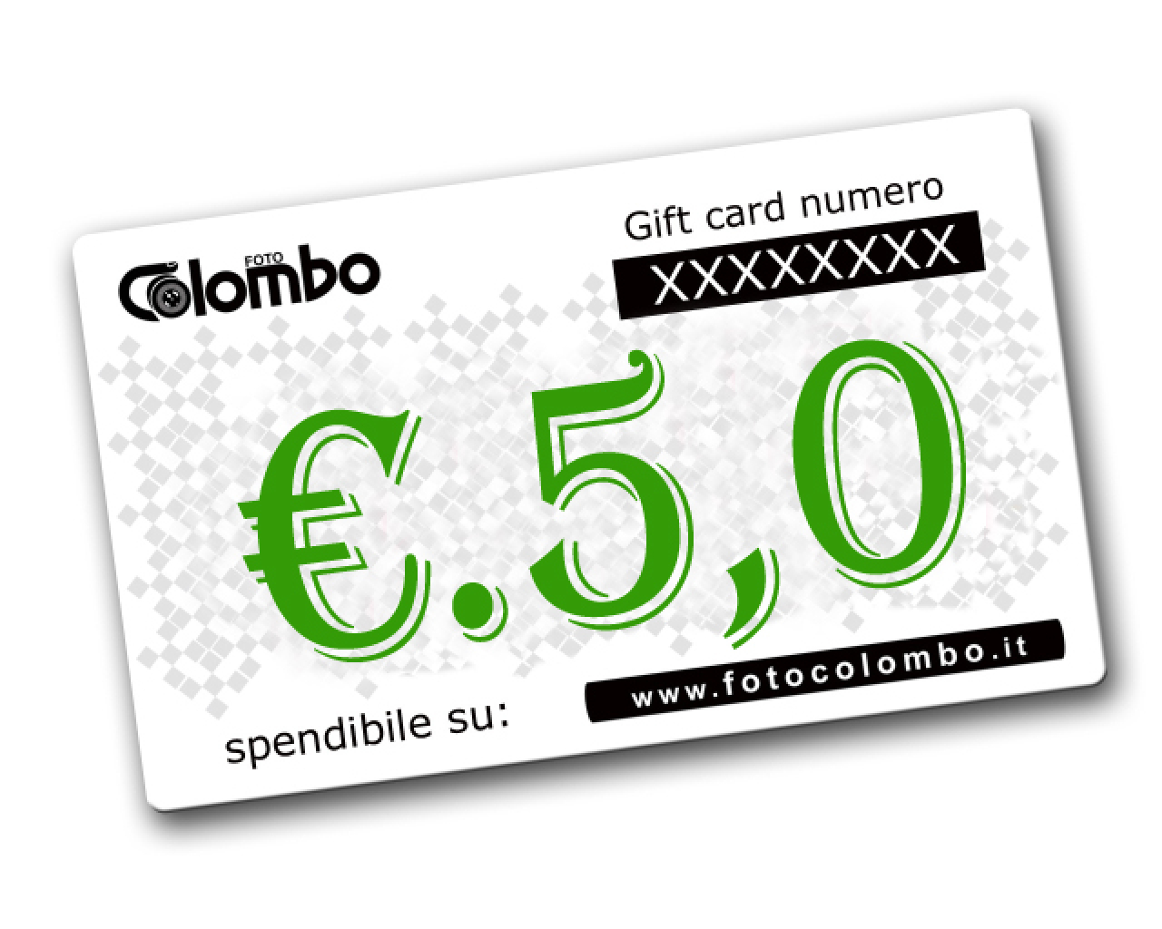  Giftcard 5 euro  compresa