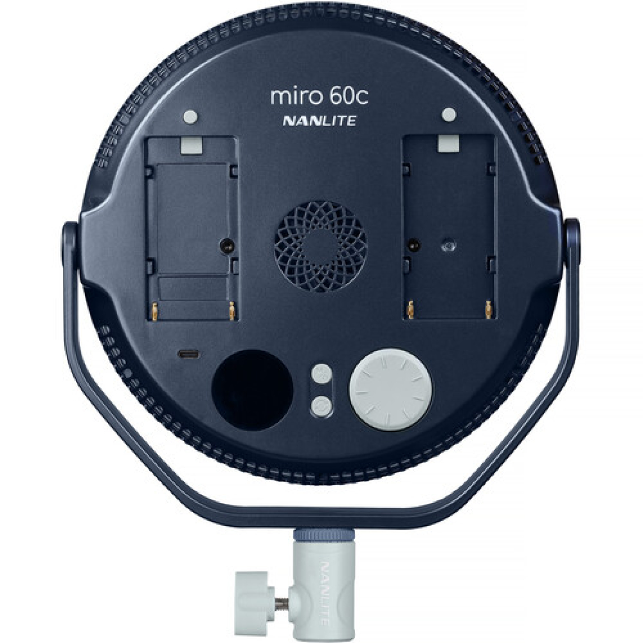 Nanlite Nanlite - Miro 60C Led Full-Color Round Panel Light Midnight Blue